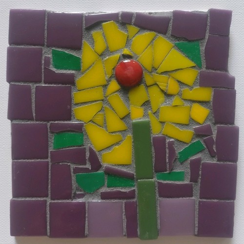Handmade mosaic inch - inch, 6