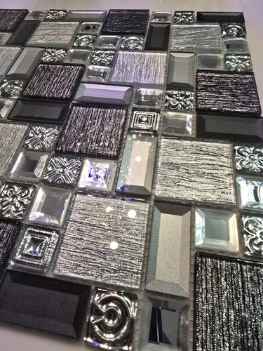 Glass mosaic tiles for kitchen - for,