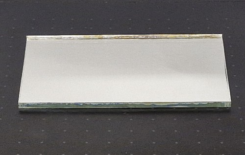 Piece silver glass mirror - silver,