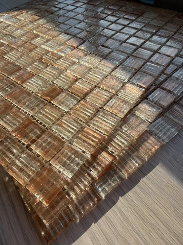 Glass mosaic tiles wall sheets - glass,
