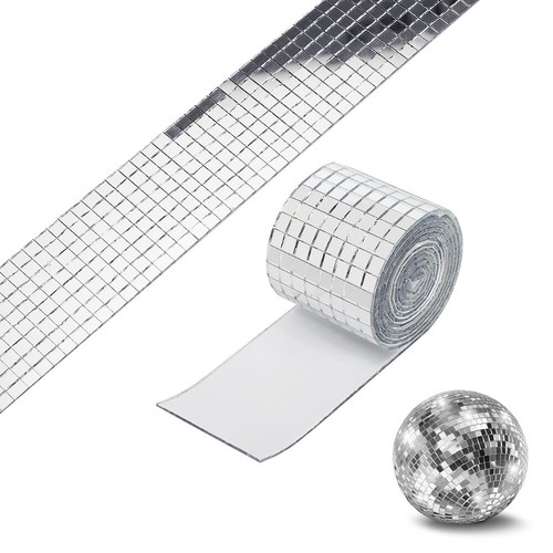 Glass mirror mosaic tiles self - glass,