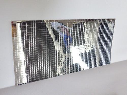 Self adhesive mirror mosaic - self,