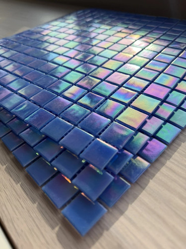 Glass mosaic tiles sheets wet - sheets,
