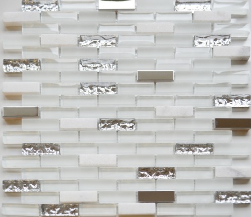 Ice white glass - white, 1.5