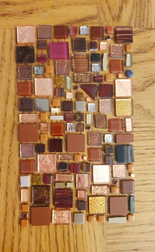Glass mosaic tiles off cuts - glass,