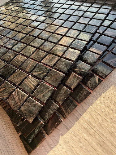 Glass mosaic wall - glass,