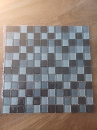 Black chrome sliver glass - black,