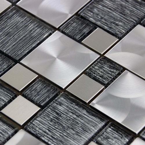 Luxury textured grey glass - grey, &