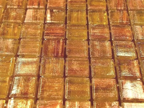 Gold dust mosaic tiles 10mm - tiles,