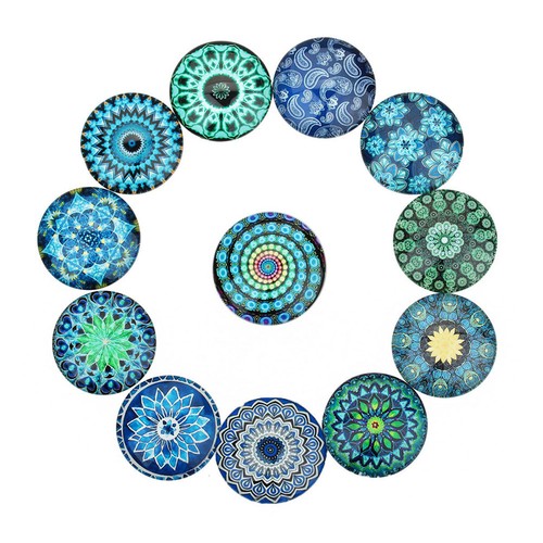 Mixed round tiles - round,