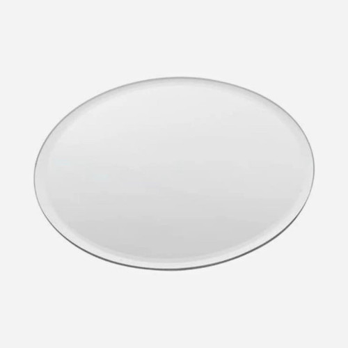Round frameless clear glass - round,
