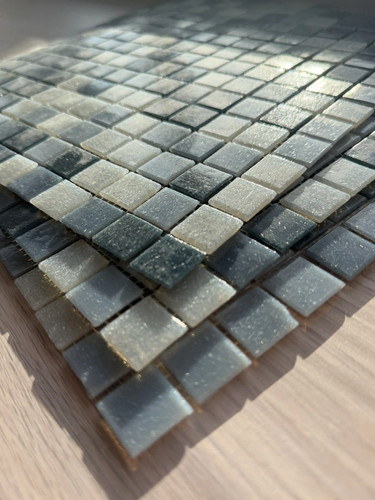 Glass mosaic tile sheets wet - tile,