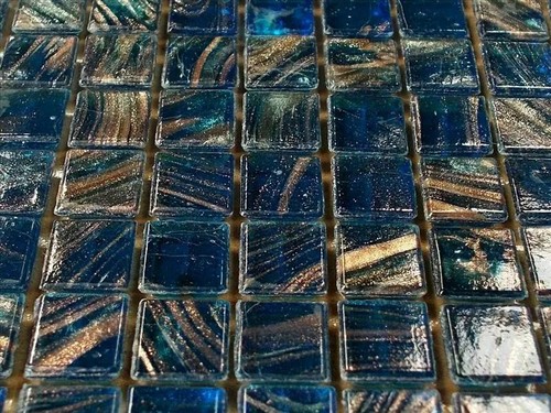 Gold dust mosaic tiles 10mm - tiles, 18
